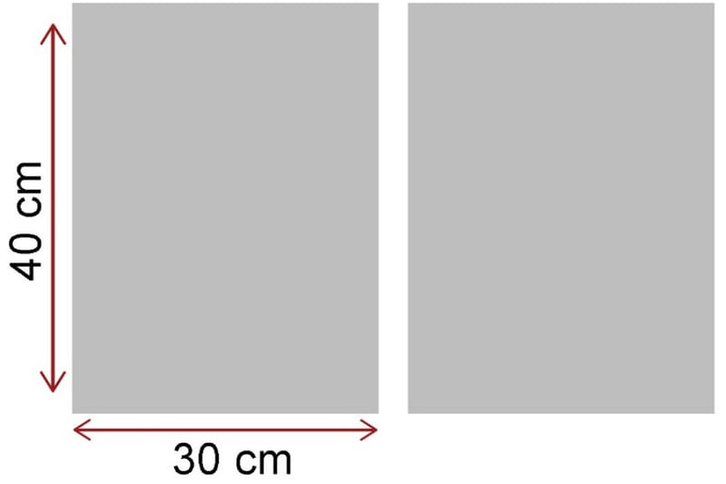 Koristeellinen MDF Maalaus (2 kpl) - Sisustustuotteet - Taulu & taide - Canvas-taulu