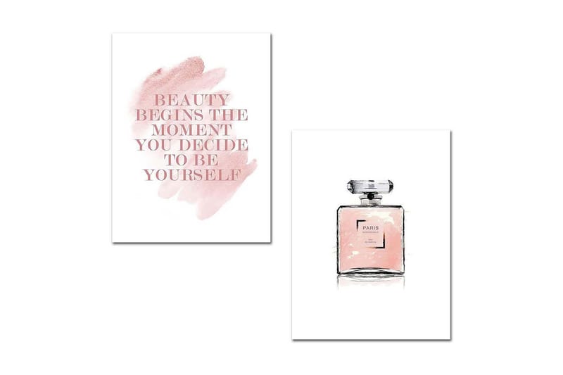 Koristeellinen MDF Maalaus (2 kpl) - Sisustustuotteet - Taulu & taide - Canvas-taulu