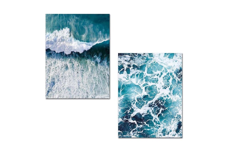 Koristeellinen MDF Maalaus (2 kpl) - Sisustustuotteet - Taulu & taide - Canvas-taulu