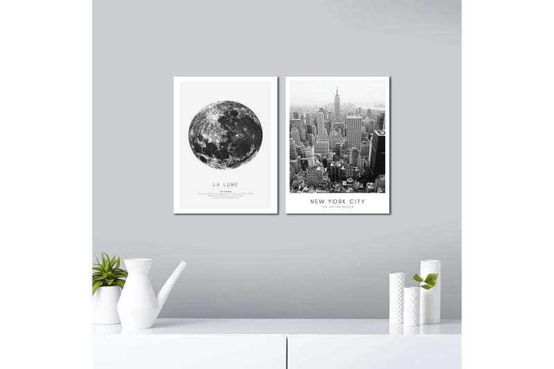 Koristeellinen MDF Maalaus (2 kpl) - Sisustustuotteet - Taulu & taide - Canvas-taulu