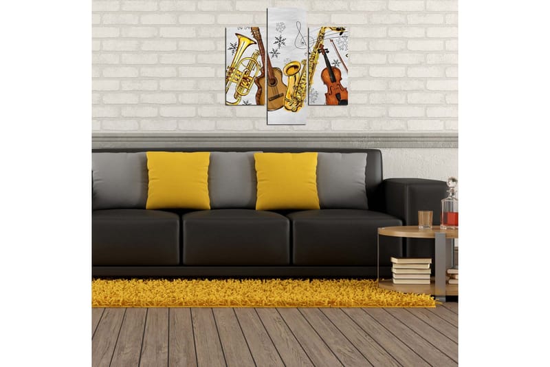 Koristeellinen MDF Maalaus (3 kpl) - Sisustustuotteet - Taulu & taide - Canvas-taulu