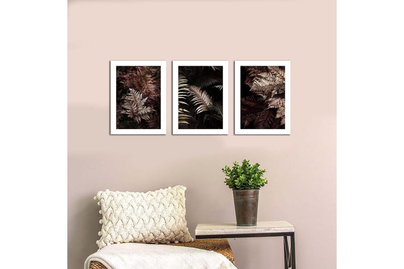 Koristeellinen MDF Maalaus (3 kpl) - Sisustustuotteet - Taulu & taide - Canvas-taulu