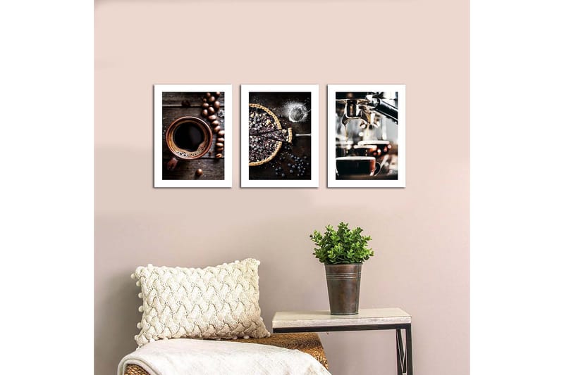 Koristeellinen MDF Maalaus (3 kpl) - Sisustustuotteet - Taulu & taide - Canvas-taulu