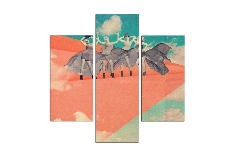 Koristeellinen MDF Maalaus (3 kpl), undefined