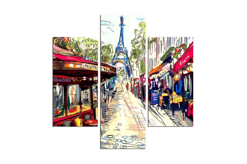 Koristeellinen MDF Maalaus (3 kpl), undefined