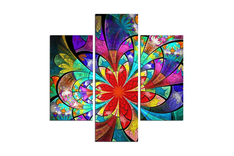 Koristeellinen MDF Maalaus (3 kpl), undefined