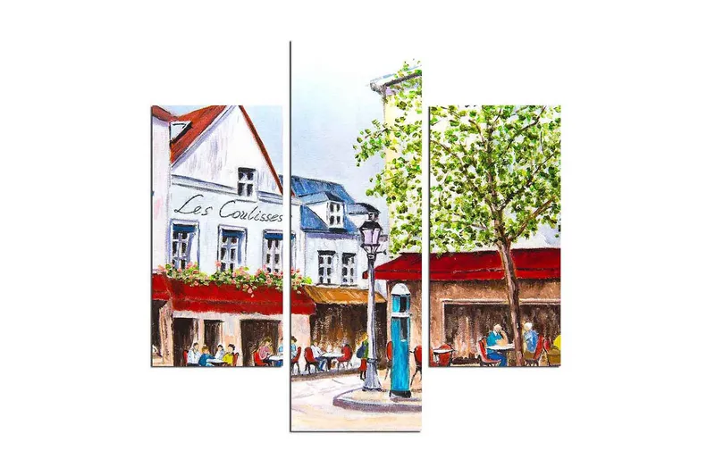 Koristeellinen MDF Maalaus (3 kpl), undefined