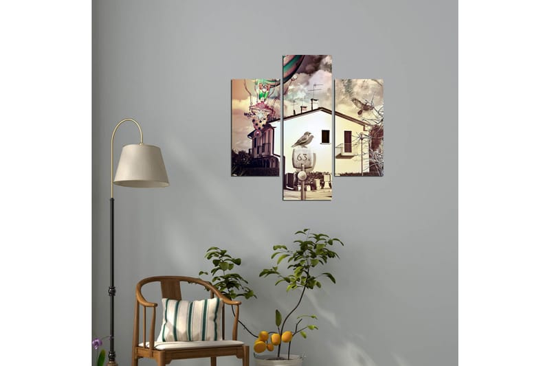 Koristeellinen MDF Maalaus (3 kpl) - Sisustustuotteet - Taulu & taide - Canvas-taulu