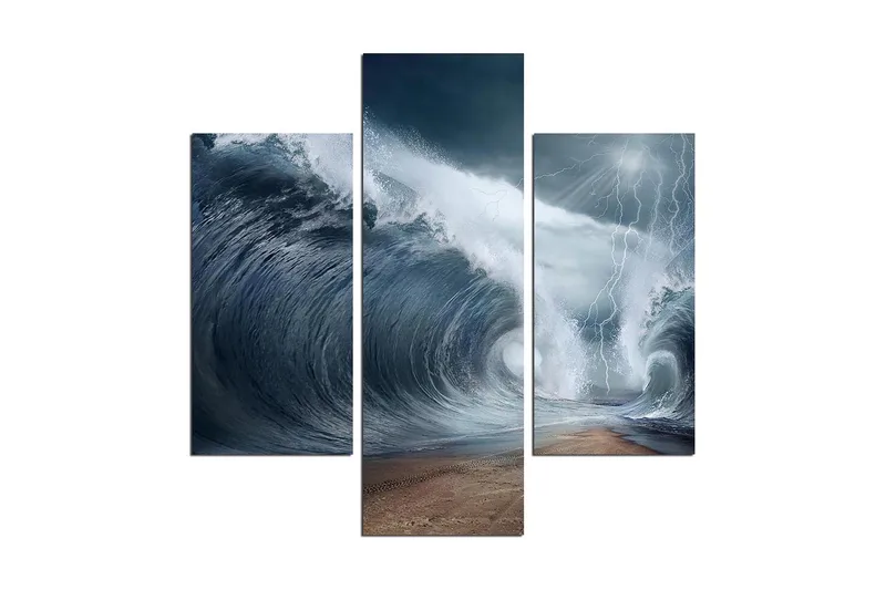 Koristeellinen MDF Maalaus (3 kpl), undefined