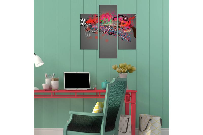 Koristeellinen MDF Maalaus (3 kpl) - Sisustustuotteet - Taulu & taide - Canvas-taulu