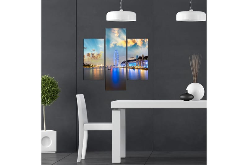 Koristeellinen MDF Maalaus (3 kpl) - Sisustustuotteet - Taulu & taide - Canvas-taulu