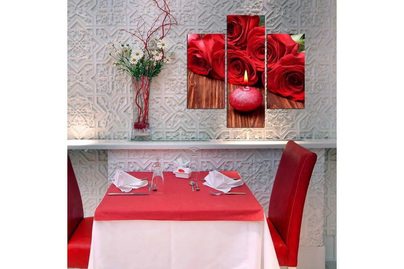 Koristeellinen MDF Maalaus (3 kpl) - Sisustustuotteet - Taulu & taide - Canvas-taulu