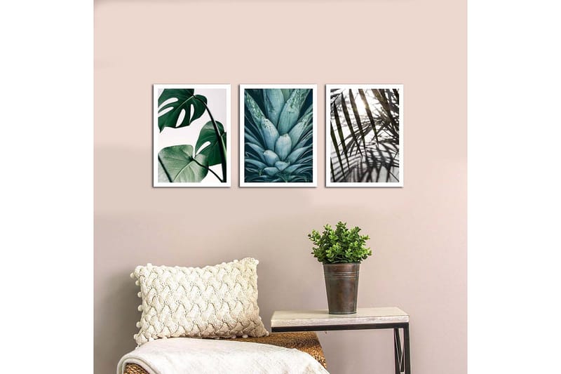 Koristeellinen MDF Maalaus (3 kpl) - Sisustustuotteet - Taulu & taide - Canvas-taulu