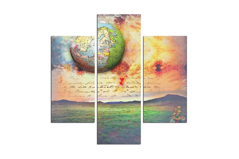 Koristeellinen MDF Maalaus (3 kpl), undefined