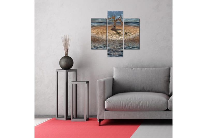 Koristeellinen MDF Maalaus (3 kpl) - Sisustustuotteet - Taulu & taide - Canvas-taulu