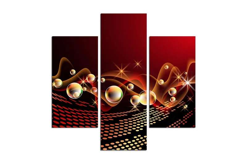 Koristeellinen MDF Maalaus (3 kpl), undefined