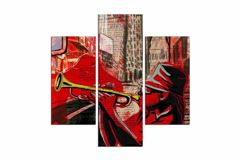 Koristeellinen MDF Maalaus (3 kpl), undefined