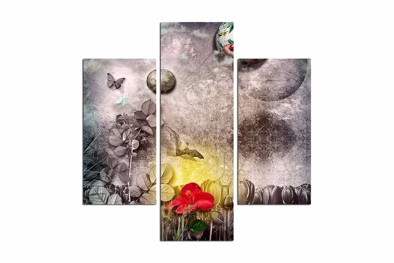 Koristeellinen MDF Maalaus (3 kpl), undefined