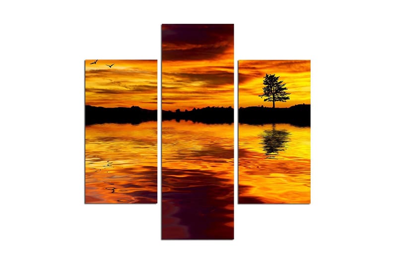 Koristeellinen MDF Maalaus (3 kpl) - Sisustustuotteet - Taulu & taide - Canvas-taulu