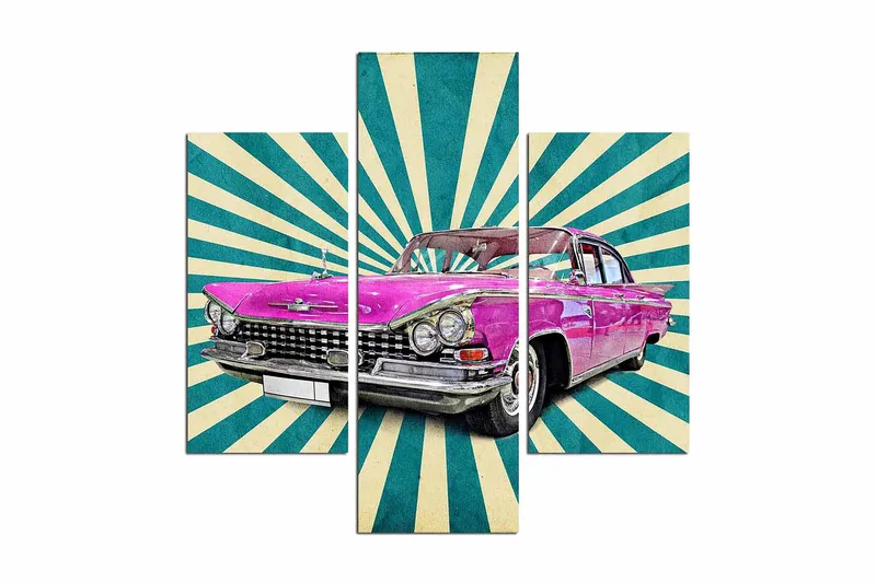 Koristeellinen MDF Maalaus (3 kpl), undefined