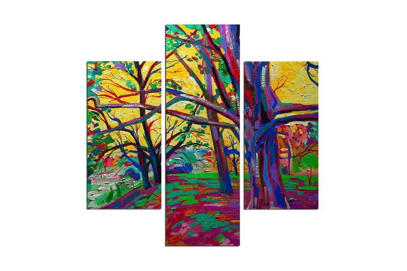 Koristeellinen MDF Maalaus (3 kpl) - Sisustustuotteet - Taulu & taide - Canvas-taulu