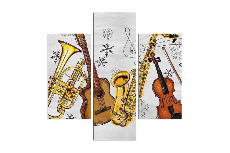 Koristeellinen MDF Maalaus (3 kpl), undefined