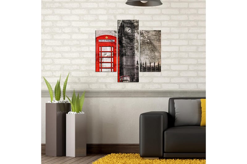 Koristeellinen MDF Maalaus (3 kpl) - Sisustustuotteet - Taulu & taide - Canvas-taulu