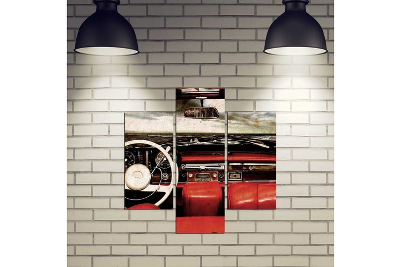 Koristeellinen MDF Maalaus (3 kpl) - Sisustustuotteet - Taulu & taide - Canvas-taulu