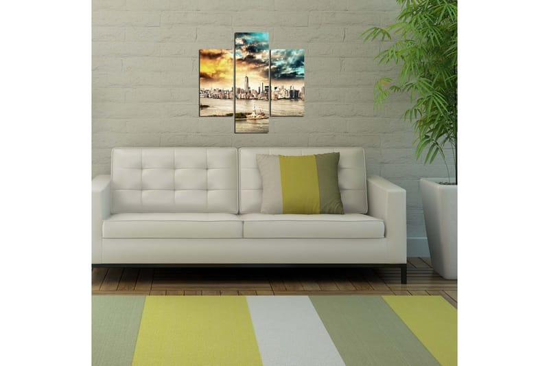 Koristeellinen MDF Maalaus (3 kpl) - Sisustustuotteet - Taulu & taide - Canvas-taulu