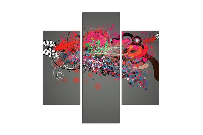 Koristeellinen MDF Maalaus (3 kpl), undefined