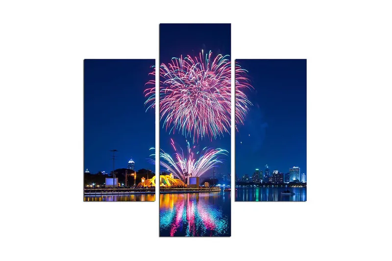 Koristeellinen MDF Maalaus (3 kpl), undefined