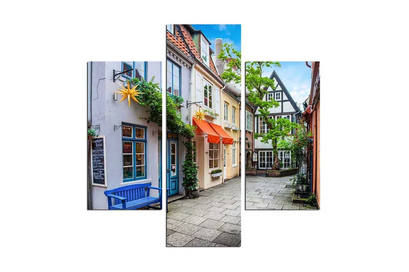 Koristeellinen MDF Maalaus (3 kpl), undefined