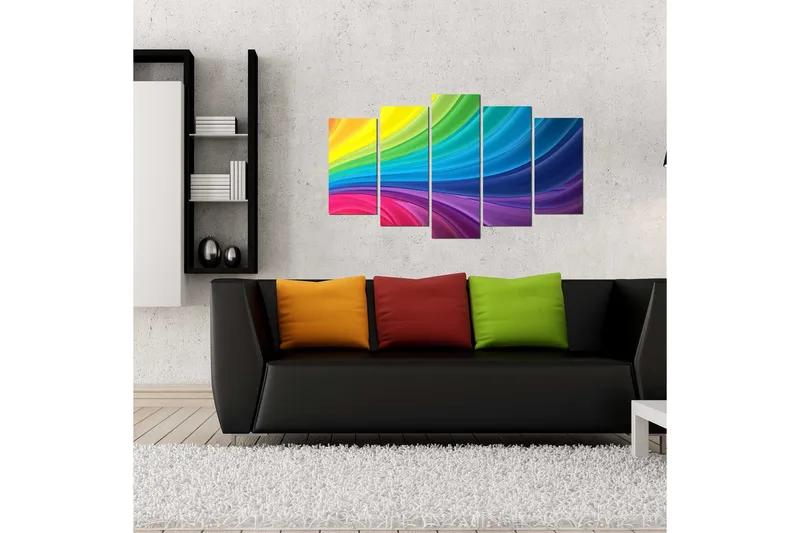 Koristeellinen MDF Maalaus (5 kpl) - Sisustustuotteet - Taulu & taide - Canvas-taulu