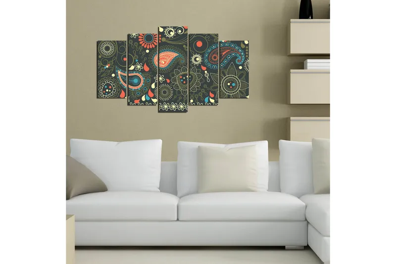 Koristeellinen MDF Maalaus (5 kpl) - Sisustustuotteet - Taulu & taide - Canvas-taulu