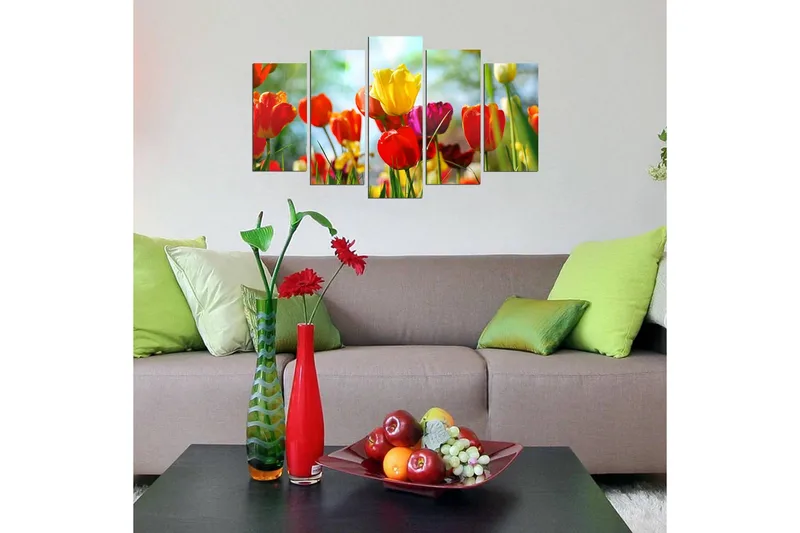 Koristeellinen MDF Maalaus (5 kpl) - Sisustustuotteet - Taulu & taide - Canvas-taulu