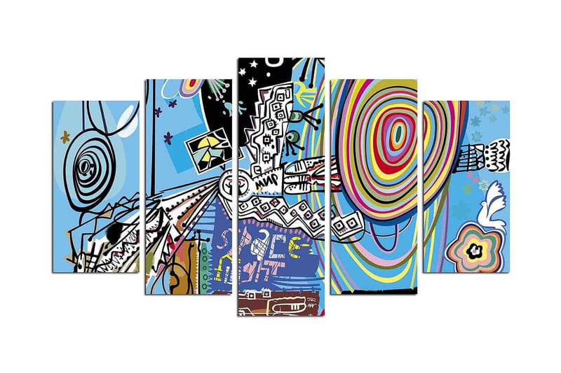 Koristeellinen MDF Maalaus (5 kpl), undefined