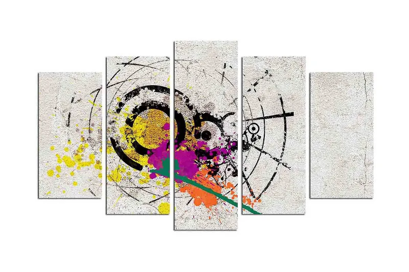 Koristeellinen MDF Maalaus (5 kpl), undefined