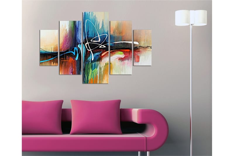 Koristeellinen MDF Maalaus (5 kpl) - Sisustustuotteet - Taulu & taide - Canvas-taulu