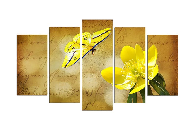 Koristeellinen MDF Maalaus (5 kpl) - Sisustustuotteet - Taulu & taide - Canvas-taulu