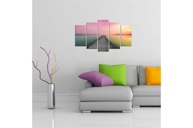 Koristeellinen MDF Maalaus (5 kpl) - Sisustustuotteet - Taulu & taide - Canvas-taulu