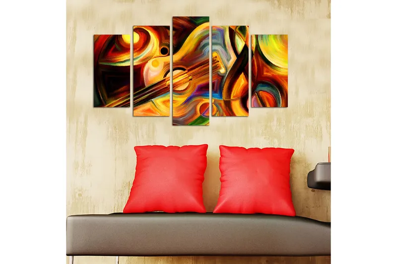 Koristeellinen MDF Maalaus (5 kpl) - Sisustustuotteet - Taulu & taide - Canvas-taulu