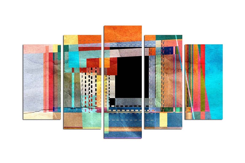 Koristeellinen MDF Maalaus (5 kpl) - Sisustustuotteet - Taulu & taide - Canvas-taulu