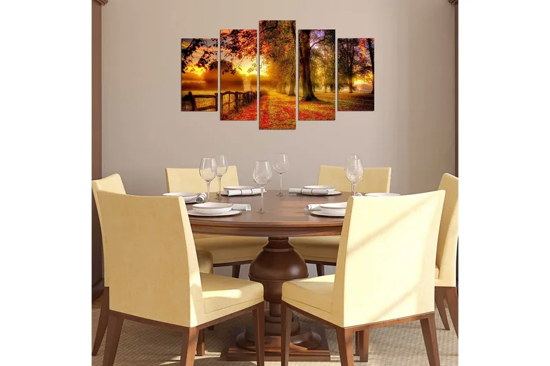 Koristeellinen MDF Maalaus (5 kpl) - Sisustustuotteet - Taulu & taide - Canvas-taulu