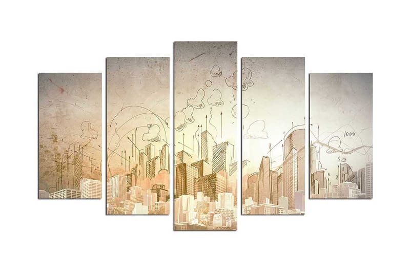 Koristeellinen MDF Maalaus (5 kpl), undefined