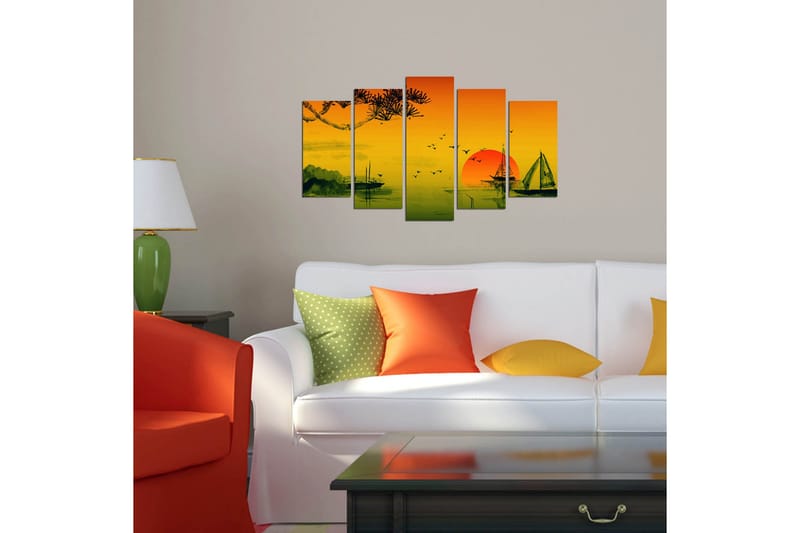 Koristeellinen MDF Maalaus (5 kpl) - Sisustustuotteet - Taulu & taide - Canvas-taulu