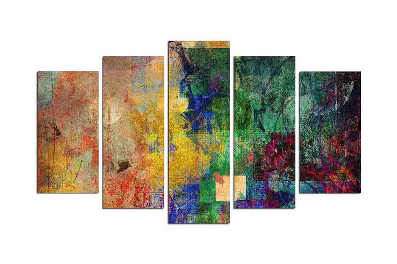 Koristeellinen MDF Maalaus (5 kpl) - Sisustustuotteet - Taulu & taide - Canvas-taulu