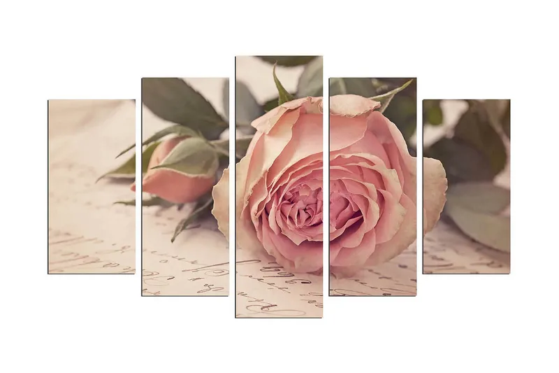 Koristeellinen MDF Maalaus (5 kpl) - Sisustustuotteet - Taulu & taide - Canvas-taulu