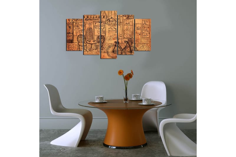 Koristeellinen MDF Maalaus (5 kpl) - Sisustustuotteet - Taulu & taide - Canvas-taulu