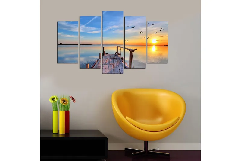 Koristeellinen MDF Maalaus (5 kpl) - Sisustustuotteet - Taulu & taide - Canvas-taulu