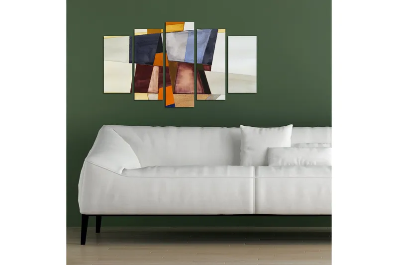 Koristeellinen MDF Maalaus (5 kpl) - Sisustustuotteet - Taulu & taide - Canvas-taulu